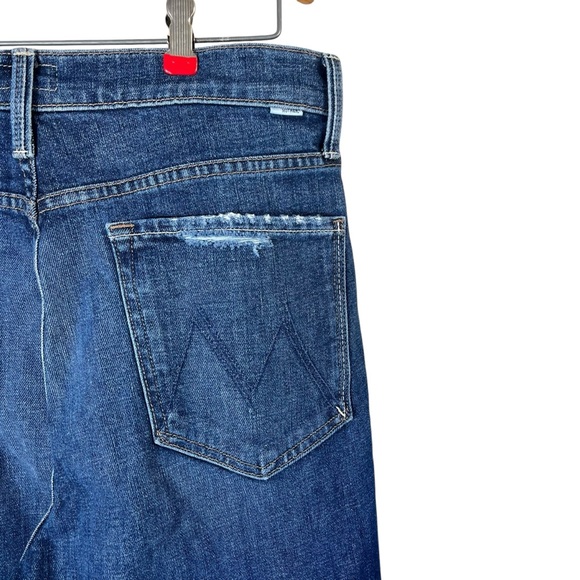 MOTHER The Curbside Flood Wide Straight Leg Jean In Yee Haw - Picture 7 of 16